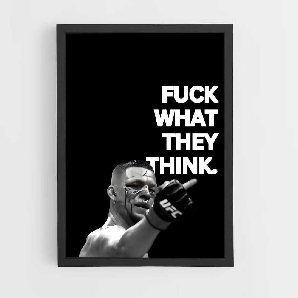 Poster Knockout Nate – affiche MMA (vue 2)